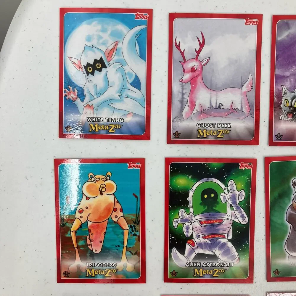 Topps MetaZoo Cryptid Nation Tripodero Roperite Mixed Lot 12 Trading Game Cards